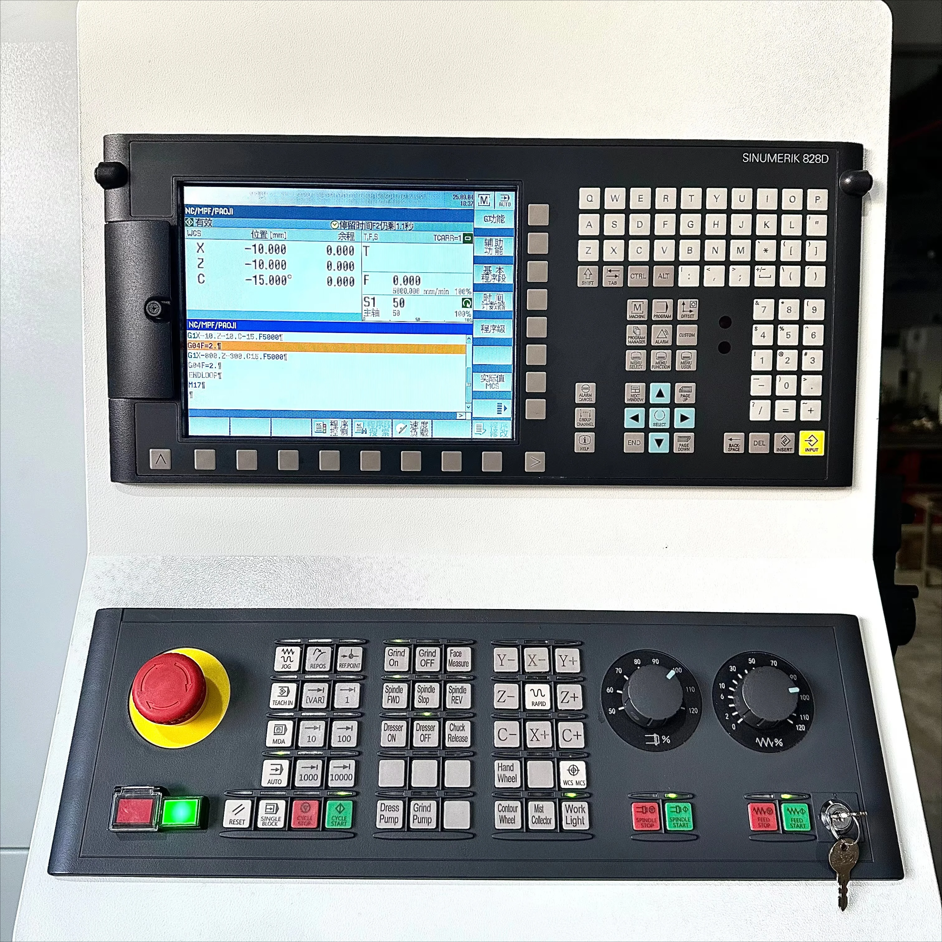 450L CNC Single Spindle Compound Internal Grinder with 0.008mm Precision for Bore and Face Grinding