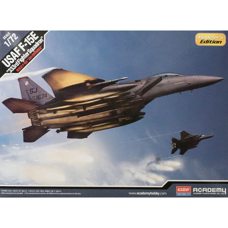 

1/72 Academy model 12550 US F-15E Modern Fighter assembly Scale diy toys Model Kit