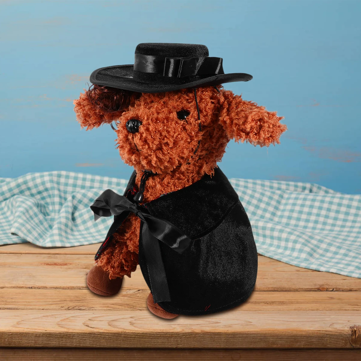 

Clothes for Pets Hat and Cloak Set Costume Cape Dog Cosplay Accessories Halloween Dress