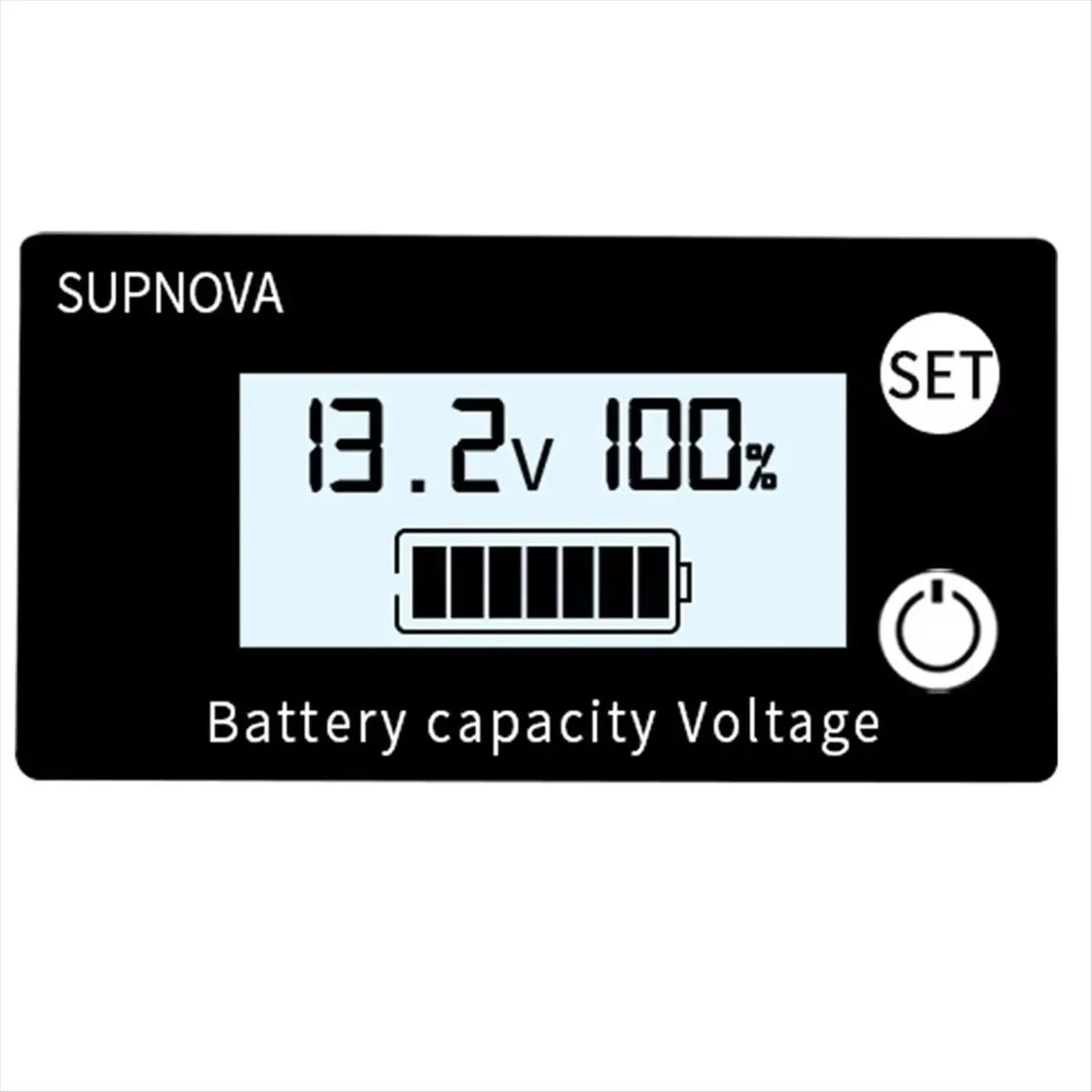 A75K Battery Capacity Indicator DC 8V-100V Lead Acid Lithium LiFePO4 Car Motorcycle Voltmeter Voltage Gauge 12V 24V 48V 72V B