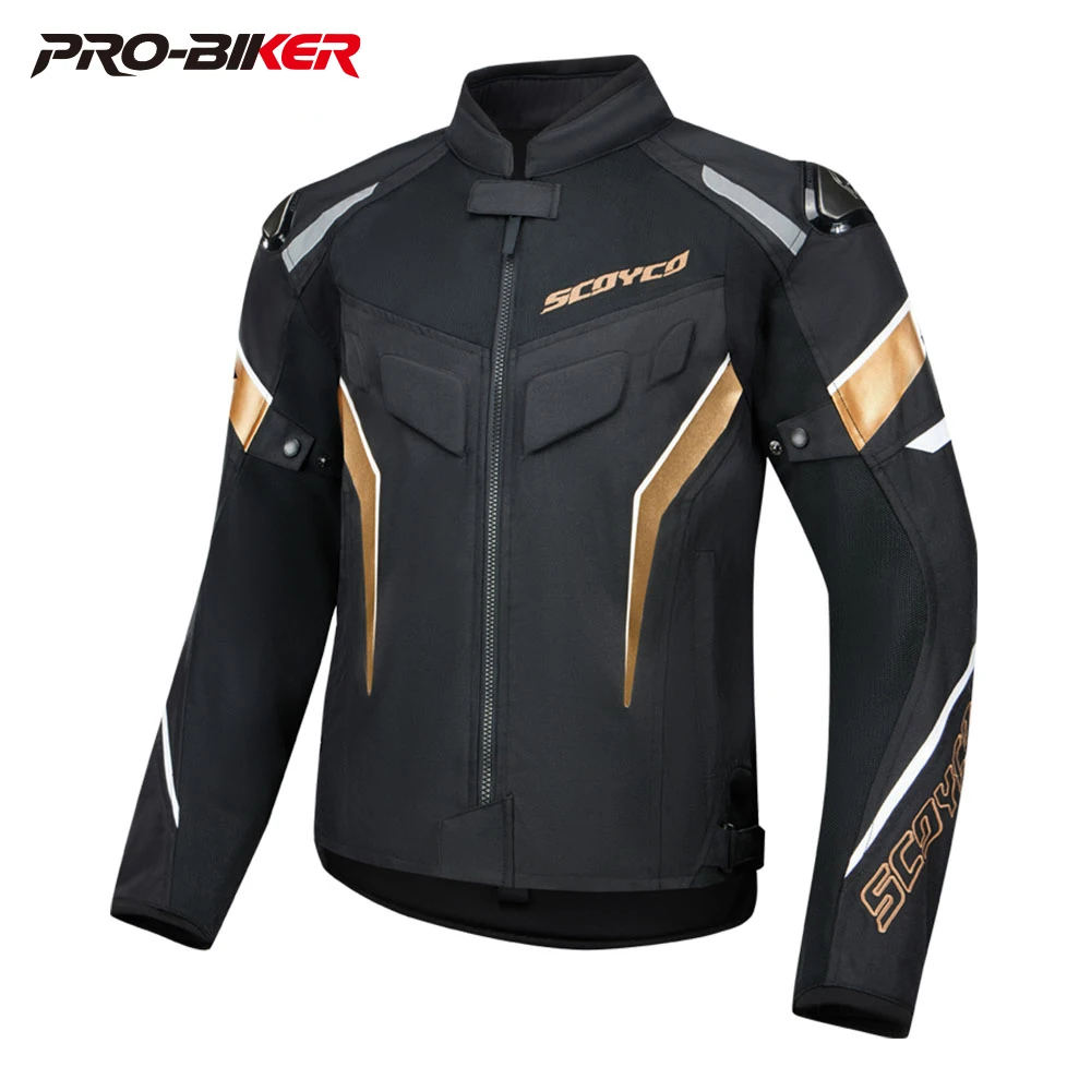 

Men's Summer Motorcycle Jacket Breathable Motorcycle Jacket Fall Prevention Chaqueta Moto Hombre Wear Resistant Moto Clothes