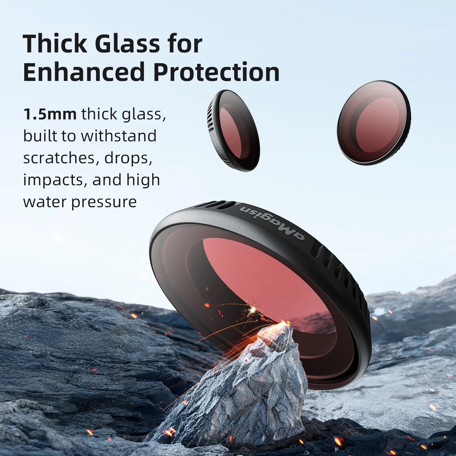 aMagisn Lensfilter voor Insta360 Go Ultra UV CPL ND 8-64 HD Optisch Glas Professioneel Filter voor Insta360 GoUltra Accessoires