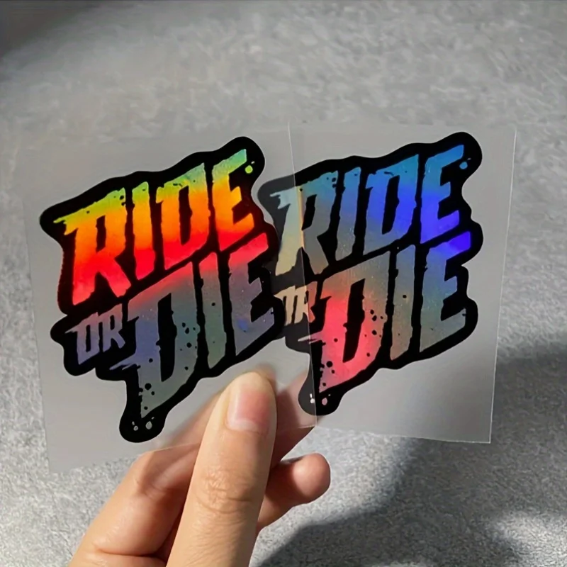 

"Ride Or Die" Motorcycle Sticker Set (2 sheets) - Waterproof and scratch-proof, specially designed for bicycles and road bikes