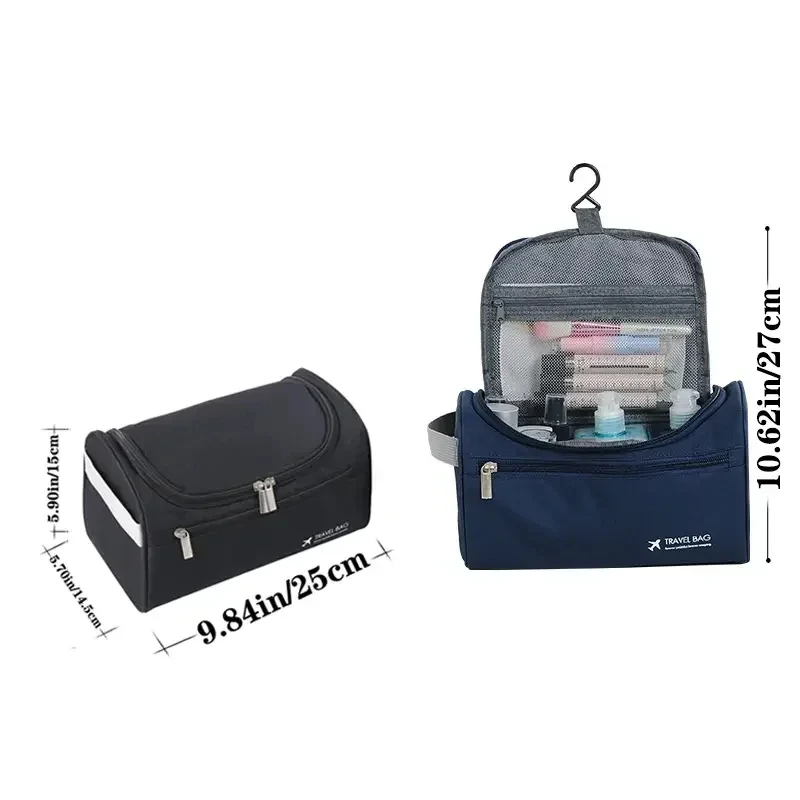 NEUE Leder-Toilettentasche für Herren und Damen, Dopp Kit, Hängende Herren-Kulturtasche, Reisetasche für unterwegs, Große Kosmetiktasche für T – Detail 18