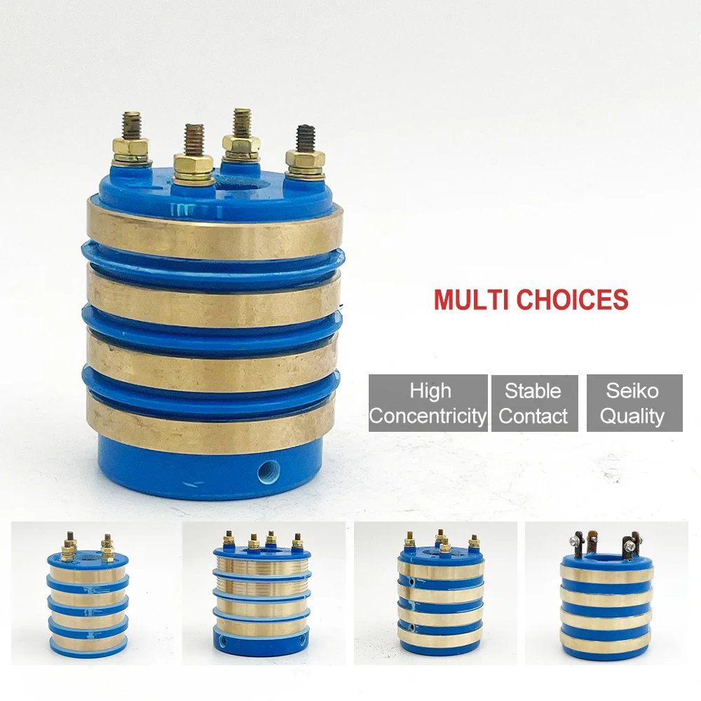 Imagem -02 - Jumpasit-anel Deslizante Condutor com Escova de Carbono Coletor de Anéis de Cobre Rotativo de Vias