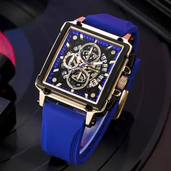 10 best sales ساعات رجالية مستطيلة الشكل - №5