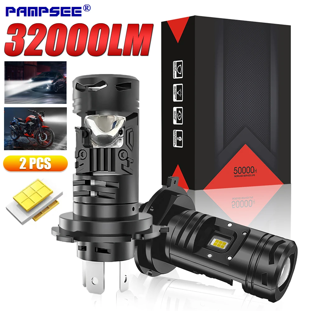 H4 Led Car Lens Hea…