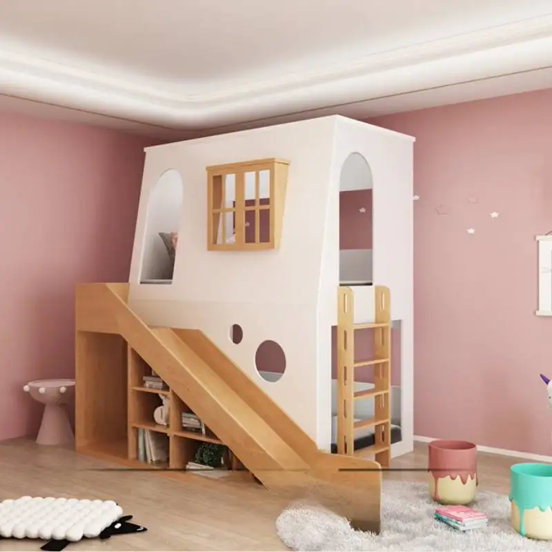 

Canopy Normal Kids Beds Safety Europe Storage Modern Style Girls Kids Bed Princess Single Custom Lit Pour Enfants Furniture Home