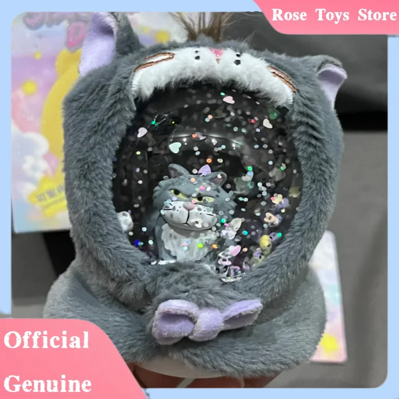 Oryginalna seria pluszowych kryształowych kul Starlight Dots w formie blind boxa, urocze dekoracje do pokoju z Kubusiem Puchatkiem, świecące zabawki idealne na prezent.