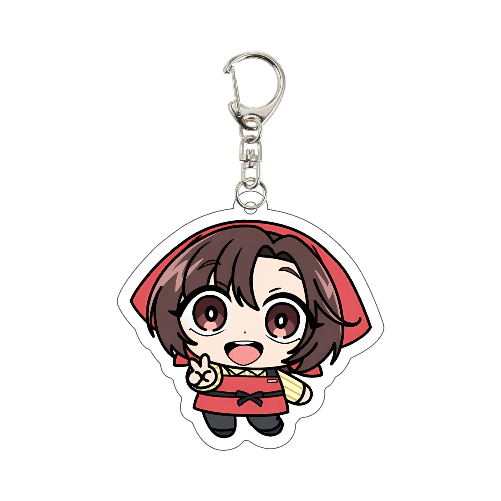Smoking Behind the Supermarket with You Anime 6cm Acrylic Keychain Cute Character Sasaki Yamada Pendant Backpack Anime Gift