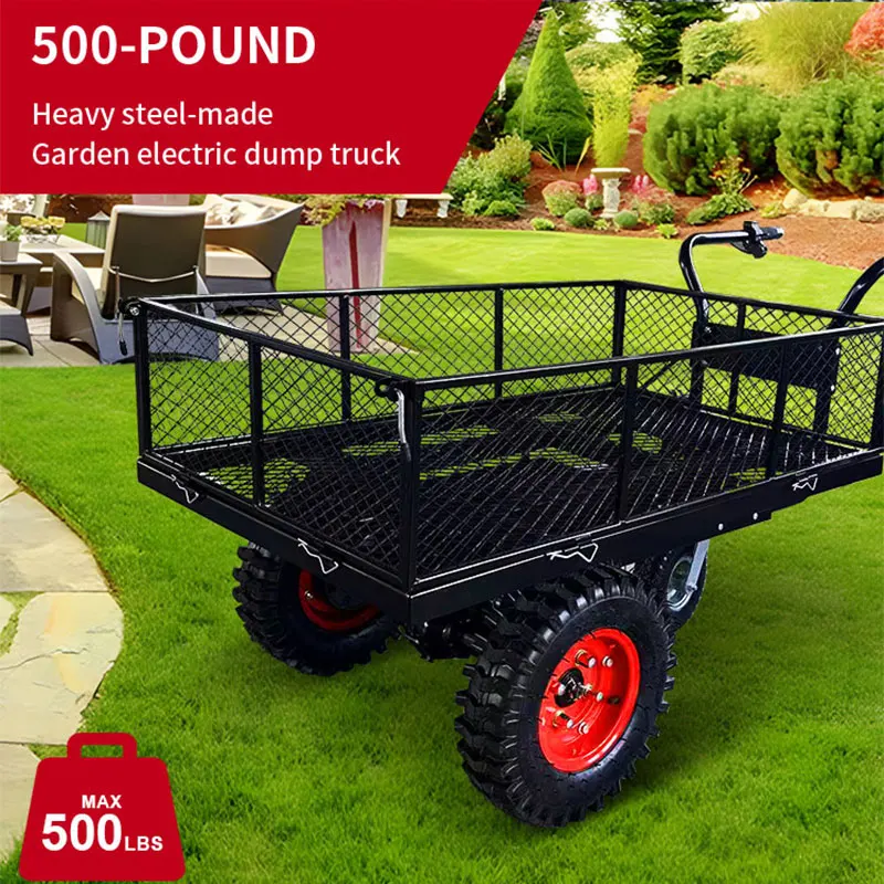 

Multi-Purpose Hand Cart Trolley, Heavy Duty Garden and Shopping Utility Wagon with Large Capacity for Home, Yard, Farm