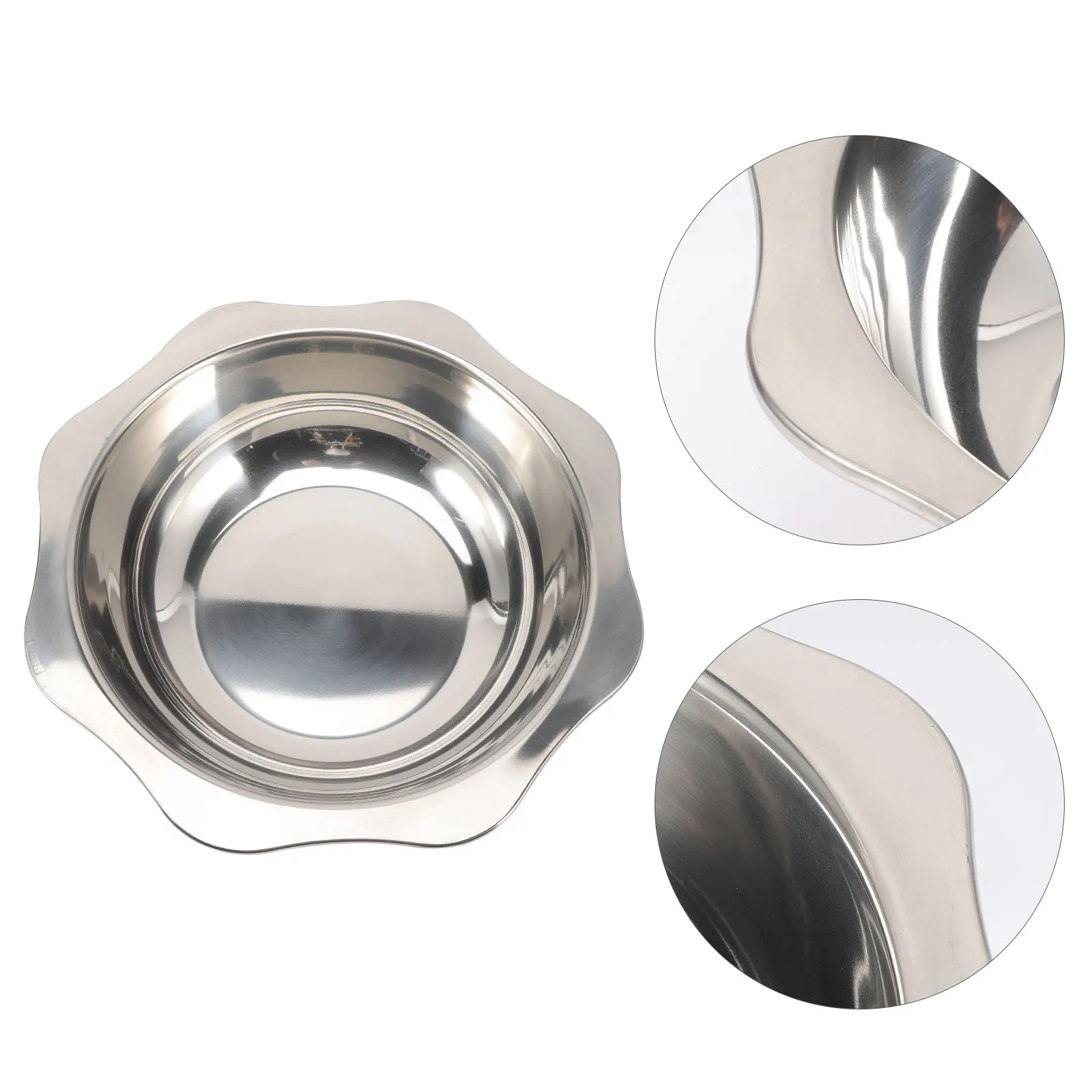 

Stainless Steel Hot Basin Multi-Compartment Thickened Rustproof Soup Pot Pan Stock Pot for Home