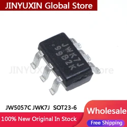 5-100Pcs JW5057C JWK7J silk screen printed JW SOT23-6 voltage regulator IC Chipset In Stock Wholesale