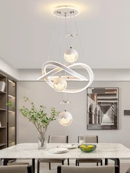 Modern Minimalist Restaurant Chandeliers Dining Table Lamps Bar Tables Bedroom Chandeliers  Living Room Lighting Fixtures