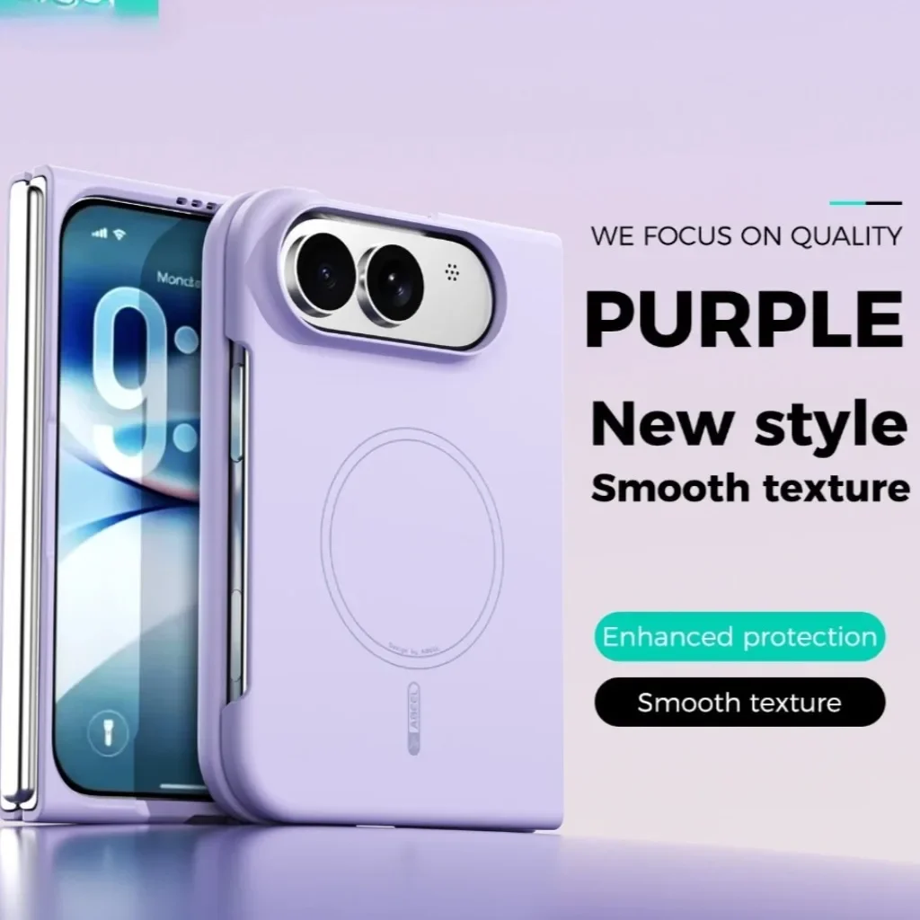 Macaron Color For Magsafe Magnetic Phone Case For Apple iPhone Duo 18 Fold Wireless Charging Shockproof Hard Trend Luxury Cover