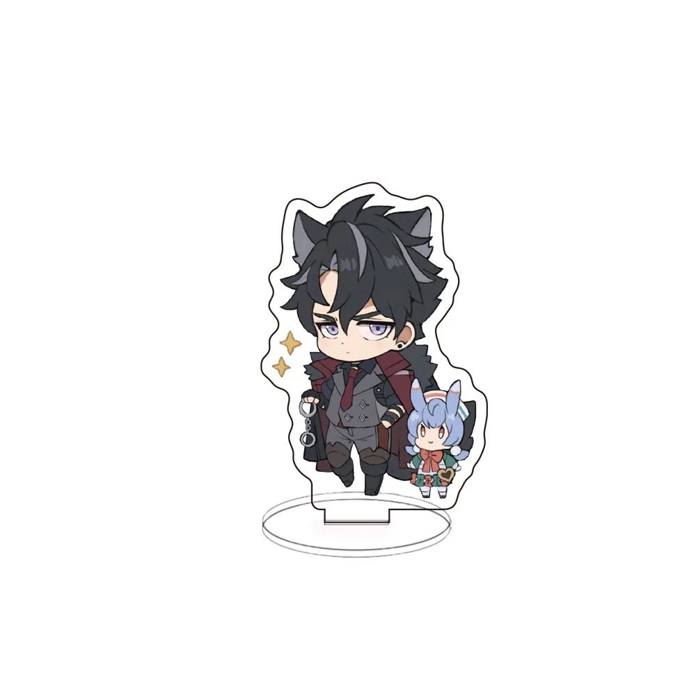 Sunsyea Genshin Impact Merch Fontaine Series Wriothesley 8 cm Acrylic Stand Anime Collection