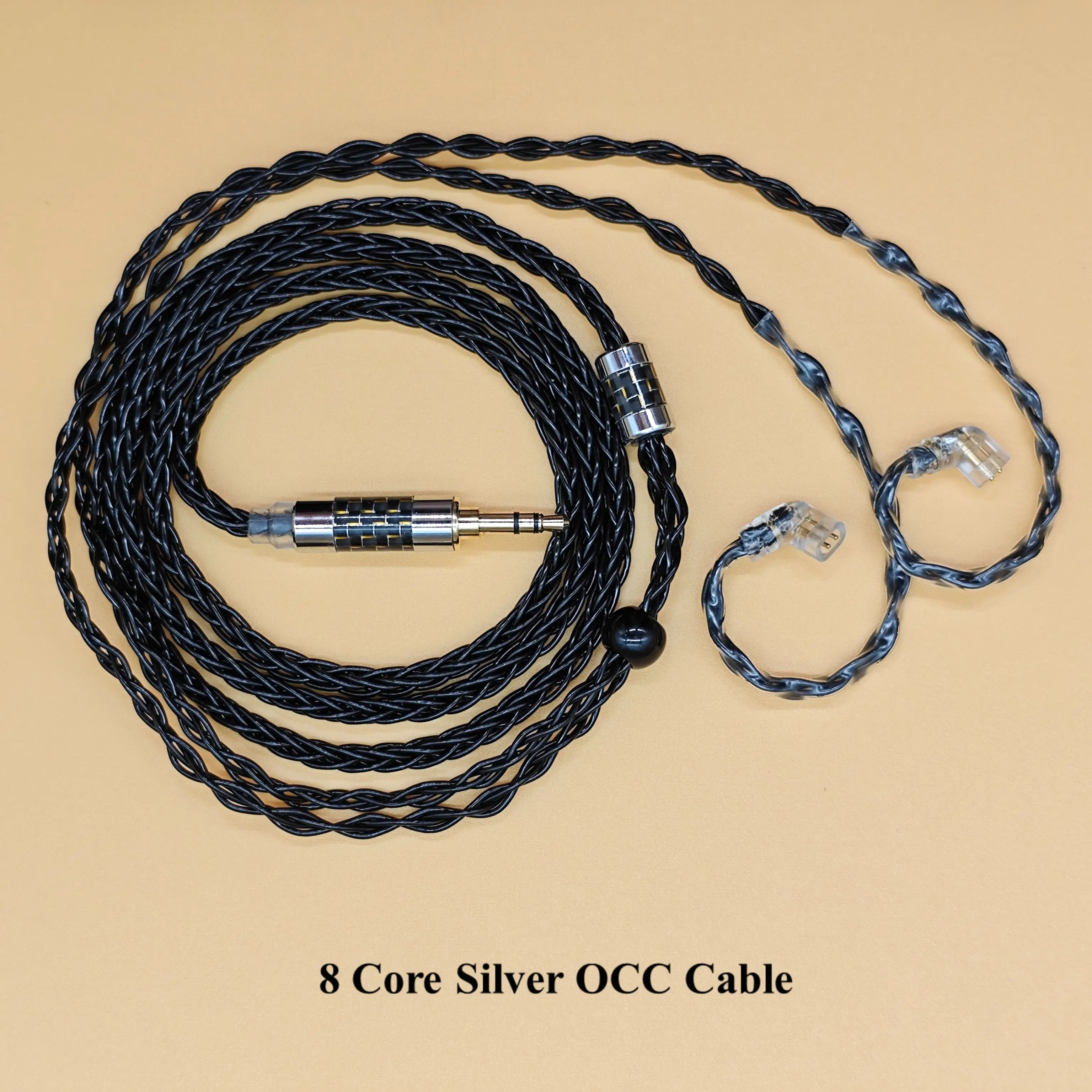 8 Core NFAUDIO Earphones OCC Silver Mixed plated Upgrade cable Headphone wire for NFAUDIO Nm2 Na2+ Ne4 Na3 2.5 4.4 Balance