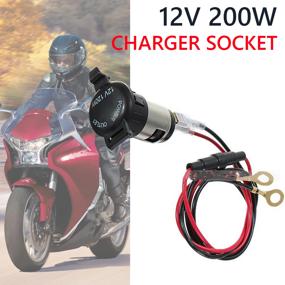

Auto Charger Plug Socket Easily Installation Personal Car Outlet Parts Power 12V 120W Adapter Elements for Motorcycle Car