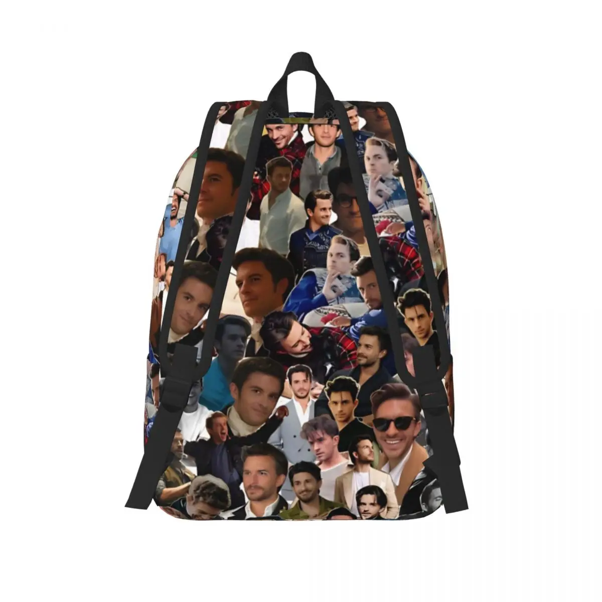 حقيبة ظهر جوناثان بيلي الممثلة لطلاب المدارس الثانوية المتوسطة حقيبة كتب كوميدية للمراهقين من القماش حقيبة نهارية متينة