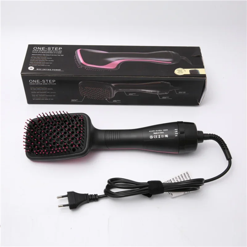 3 in 1 Hair Dryer Brush Dryer and Straightening Brush One Step Hot Air Brush Women's Hair Brush Professional Hair Straightener