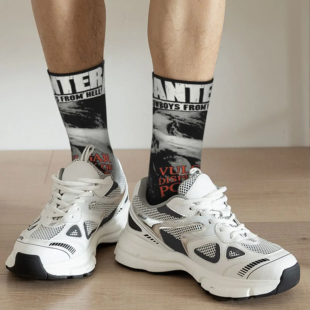 Couple Socks Metal Band Rock Music Pantera (4) Stockings Autumn Fashion High Quality Socks Pattern Cycling Anti Bacterial Socks