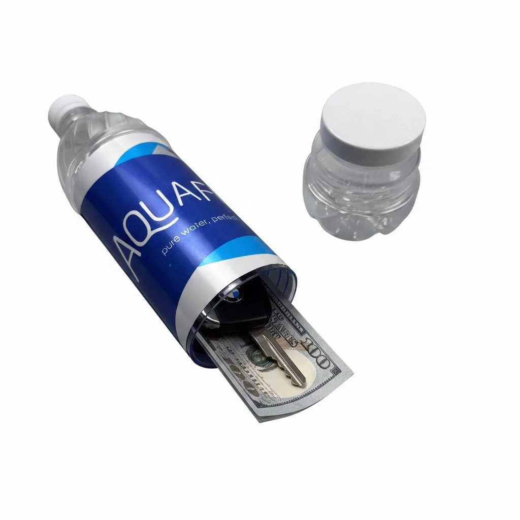 Aquafina Water Bottle Diversion Safe Stash Can Safe with Hidden Compartment Secret Storage Container Disguised as Water Bottle