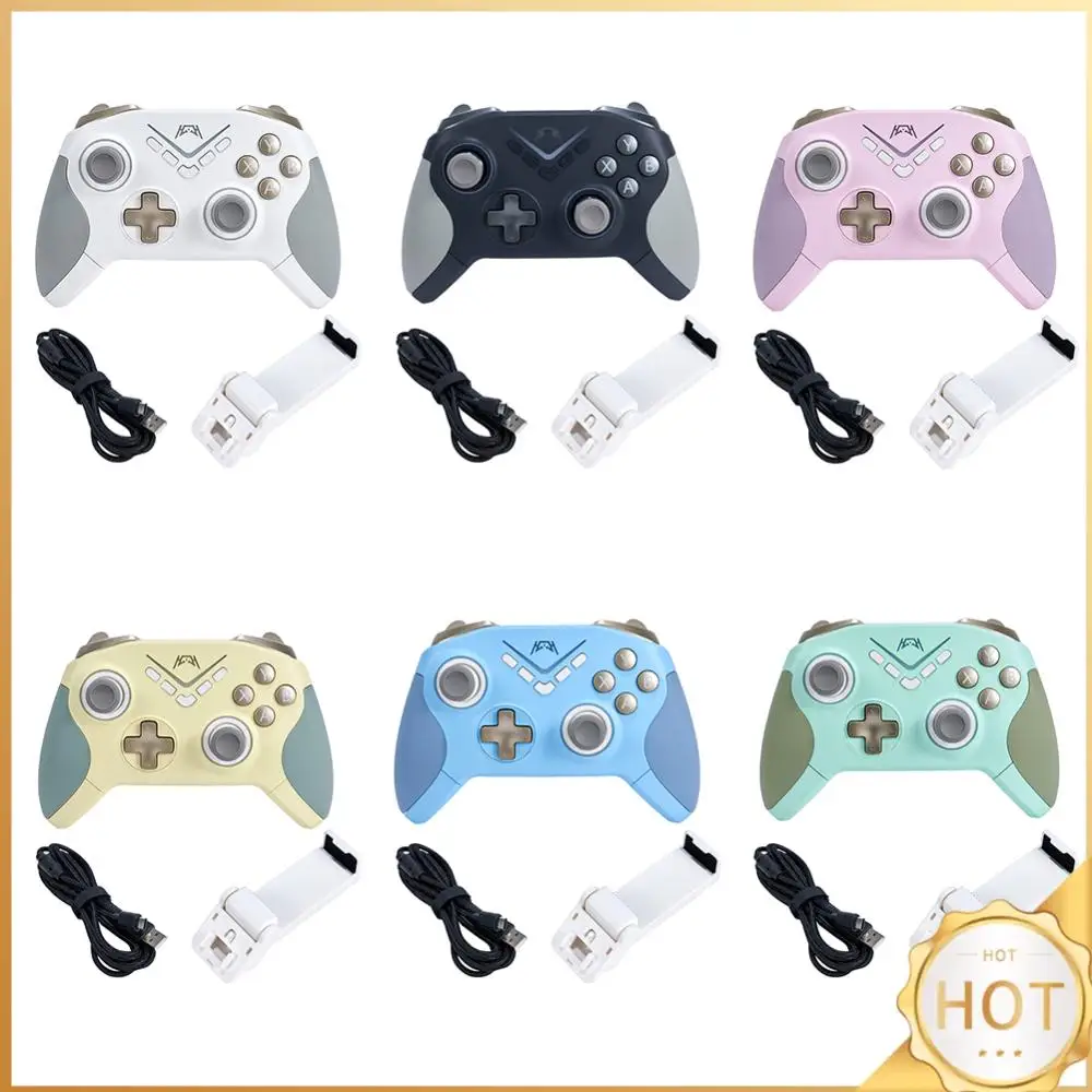 สําหรับสวิทช์คอนโทรลเลอร์เกมไร้สายบลูทูธ/2.4G/คอนโซลแบบมีสายControllerการสั่นสะเทือนRGBสําหรับAndroid/iOS/PC/PS3/PS4