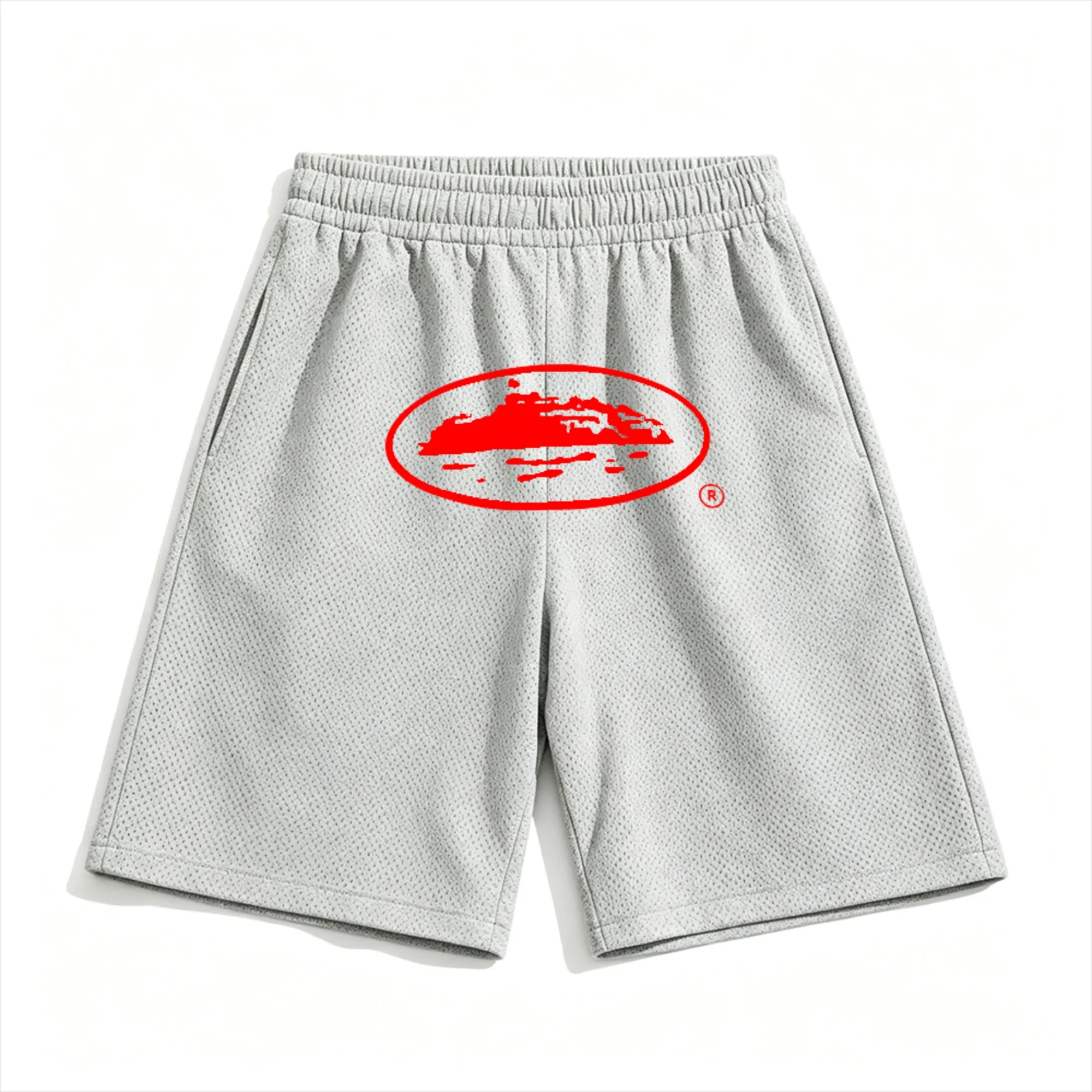 Sommerliche Trendige Herren-Mode Lässige Alltags-Shorts Schnelltrocknende Flexible Retro-Muster Bedruckte Atmungsaktive Mesh-Strandshorts – Detail 7