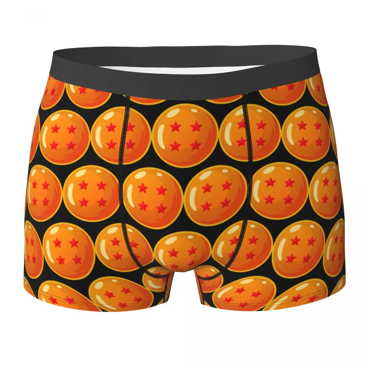 Boxer Underpants Shorts DBZ - Four Star Dragonball Panties Men Comfortable Underwear for Homme Man Boyfriend Gifts