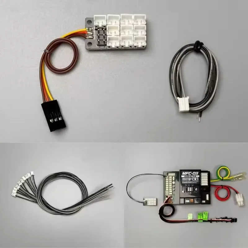 

RC Truck Light Group Expansion Board 4 in 1 PH2.0 Extension Module for 1/14 Tamiya Tipper SCANIA 770S Volvo Excavator Model Car