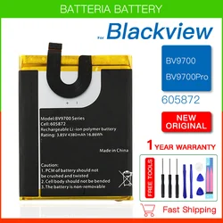 Batteria originale al 100% 4380mAh BV 9700 per la serie Blackview BV9700 PRO 605872   Batterie di ricambio originali Bateria + regalo