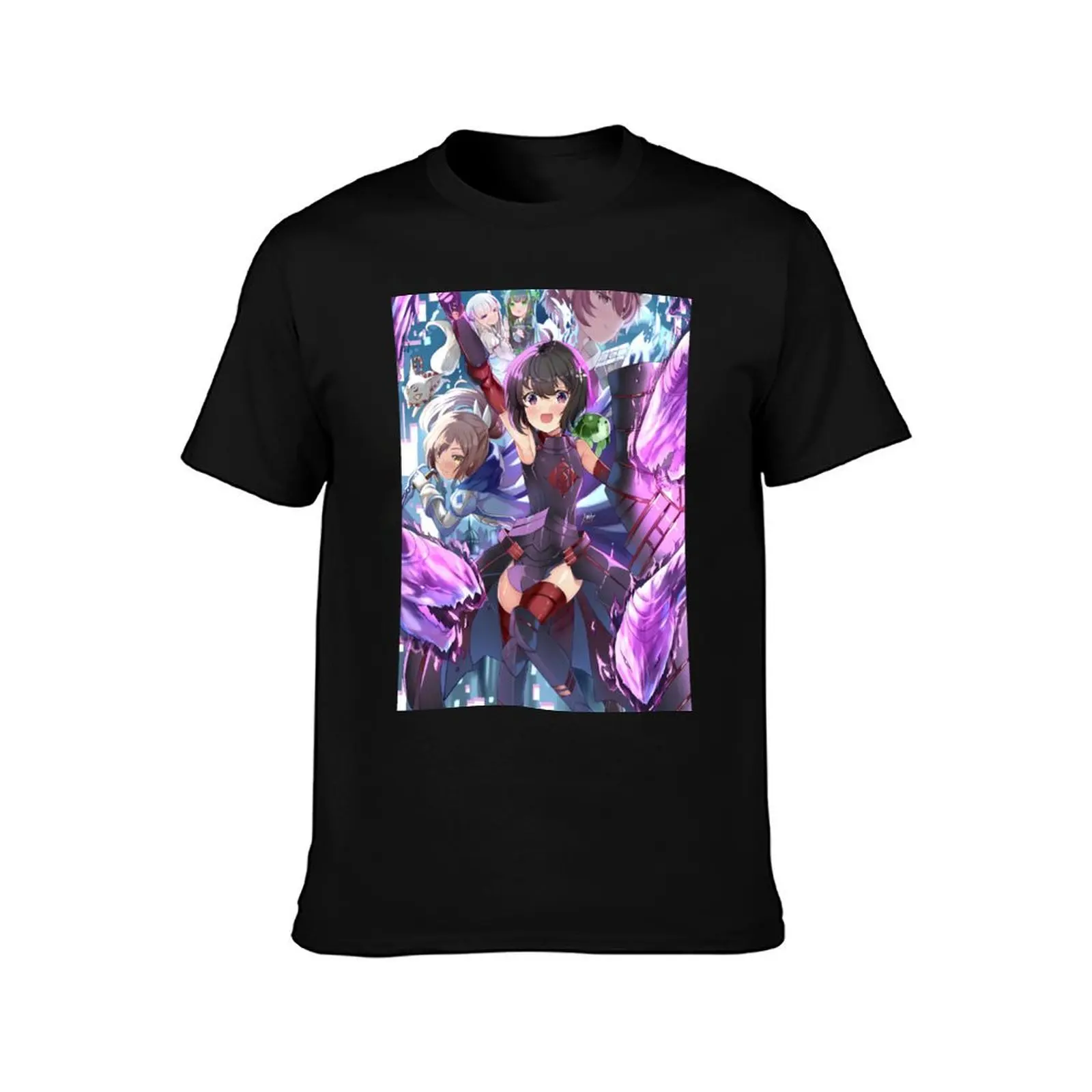 BOFURI : I Don't Want to Get Hurt, so I'll Max Out My Defense T-Shirt Summer Holiday Casual Tee T-Shirt