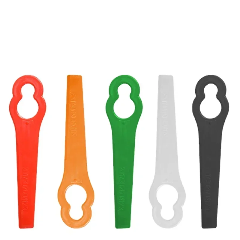 50/100pcs Plastic Blade Pendants for Cordless Grass Trimmer Knife Blade Cutter Lawn Trimmer Spare Blade Garden Replacement Tool