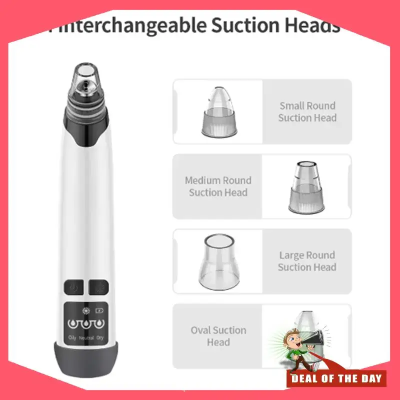 24-Hour Delivery Hot Compress Blackhead Remover Pore Cleaner Electric Nose Face Deep Cleansing Skin Care Device