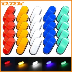 6x/8x/10x 12V 24V 9 LED Side Marker Light Turn Signal Warning Lamp Clearance Indicator Truck Trailer Lorry Caravan Waterproof