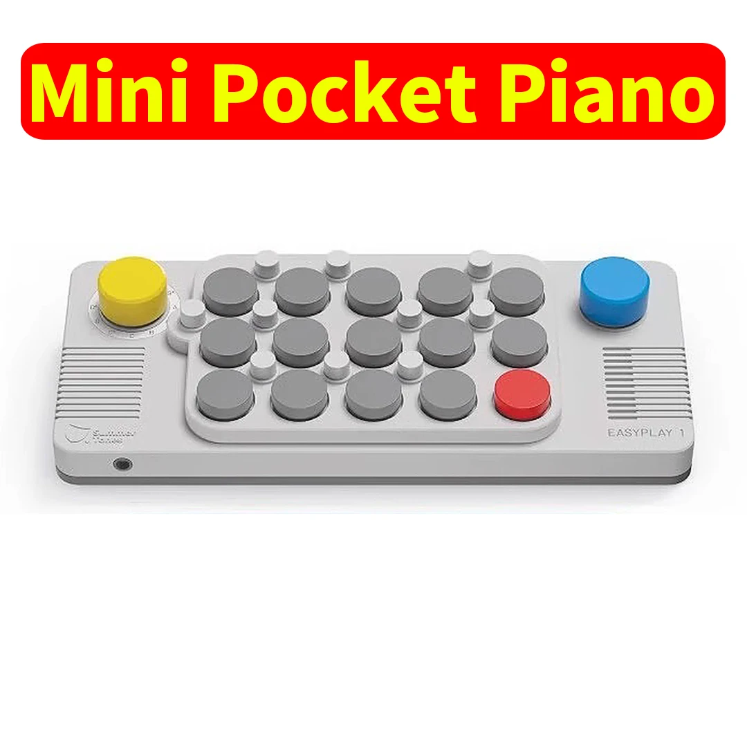 Mini Pocket Piano Musical Keyboard Music Instruments Children\'s Electronic Synthesizer Digital Midi Controller Pad Gift