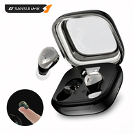 Sansui W42 Sleep Earbuds for Side Sleeper, Invisible in-Ear Bluetooth TWS Earbuds ENC Noise Canceling Earphone Bluetooth Headset