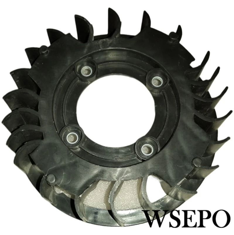 Alternator Rotor Cooling Fan Wheel For WSE5000FA  5KW Extender Generator WSE5000S Battery Charging Genset Spare Parts