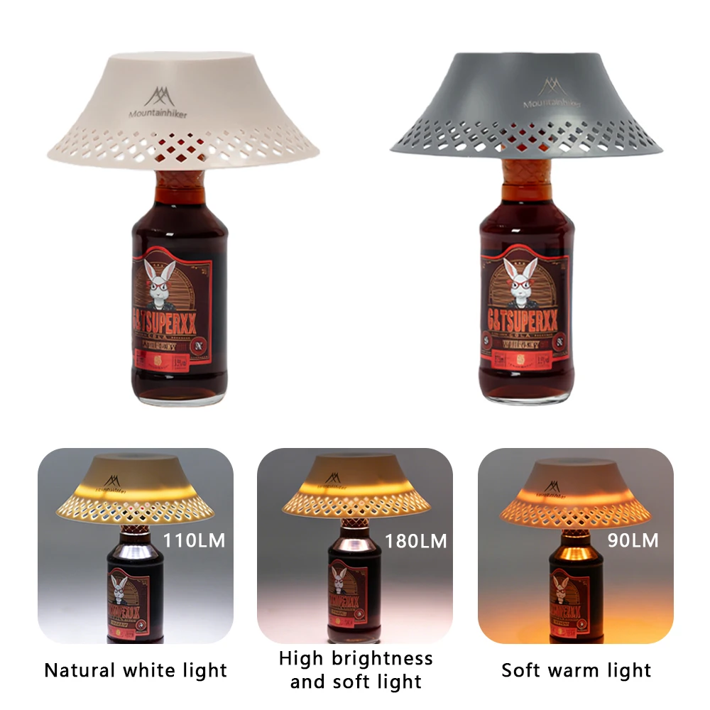 

Wine Bottle Lamp USB Charging 3 Modes Dimmable Creative LED Table Lights IPX4 Waterproof for Indoor Outdoor Camping Bar Decor
