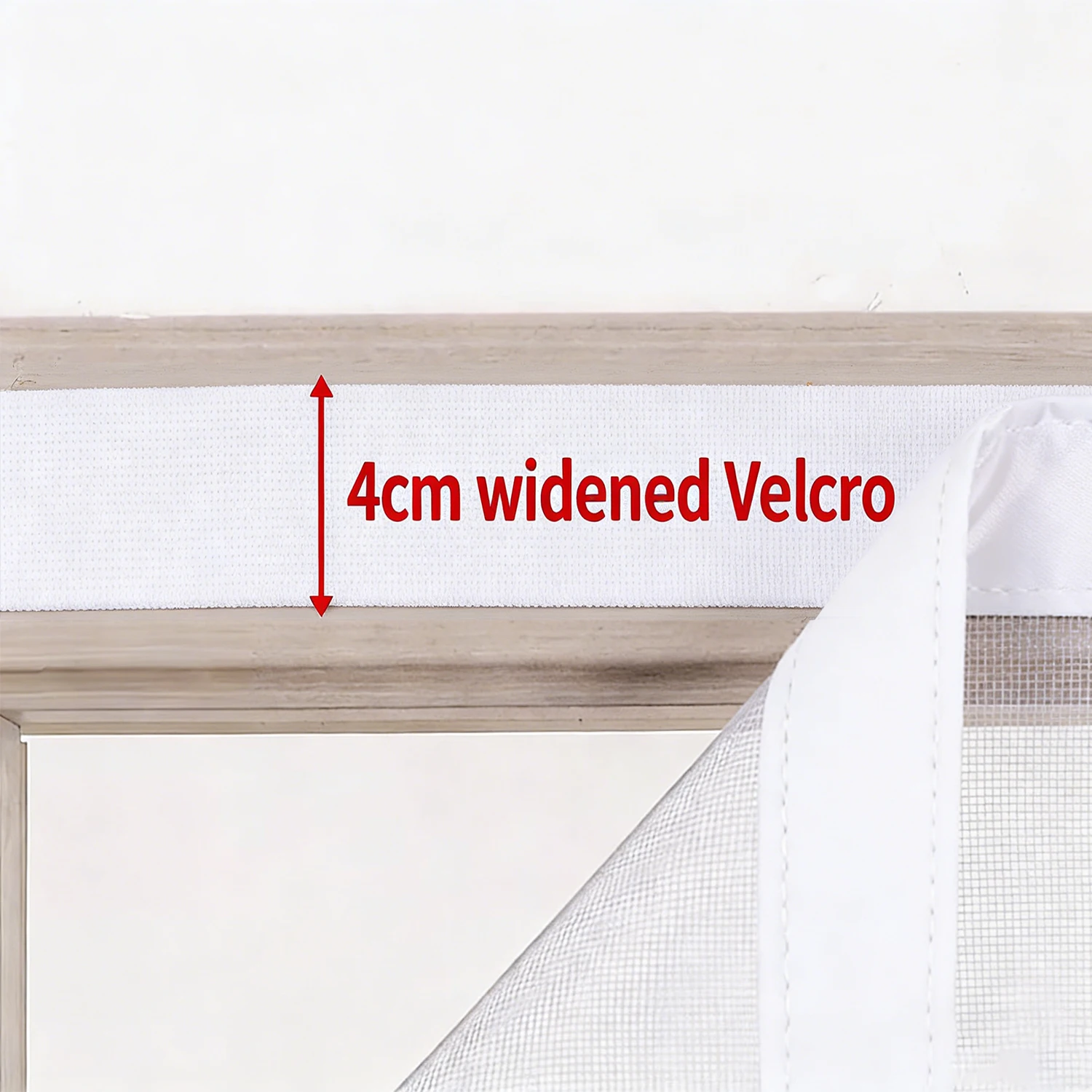 Magnetic Screen Door Heavy Duty Invisible Mesh Mosquito Net Auto Closing No Drilling For Home Patio Bedroom Balcony White