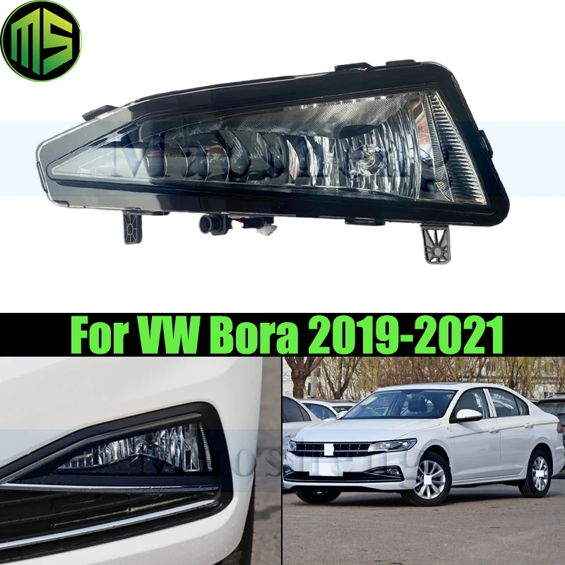

Maosheng Halogen Front Bumper Fog Light Fog Lamp For VW Bora 2019-2021 Front Foglight Foglamp Daytime Running Light DRL
