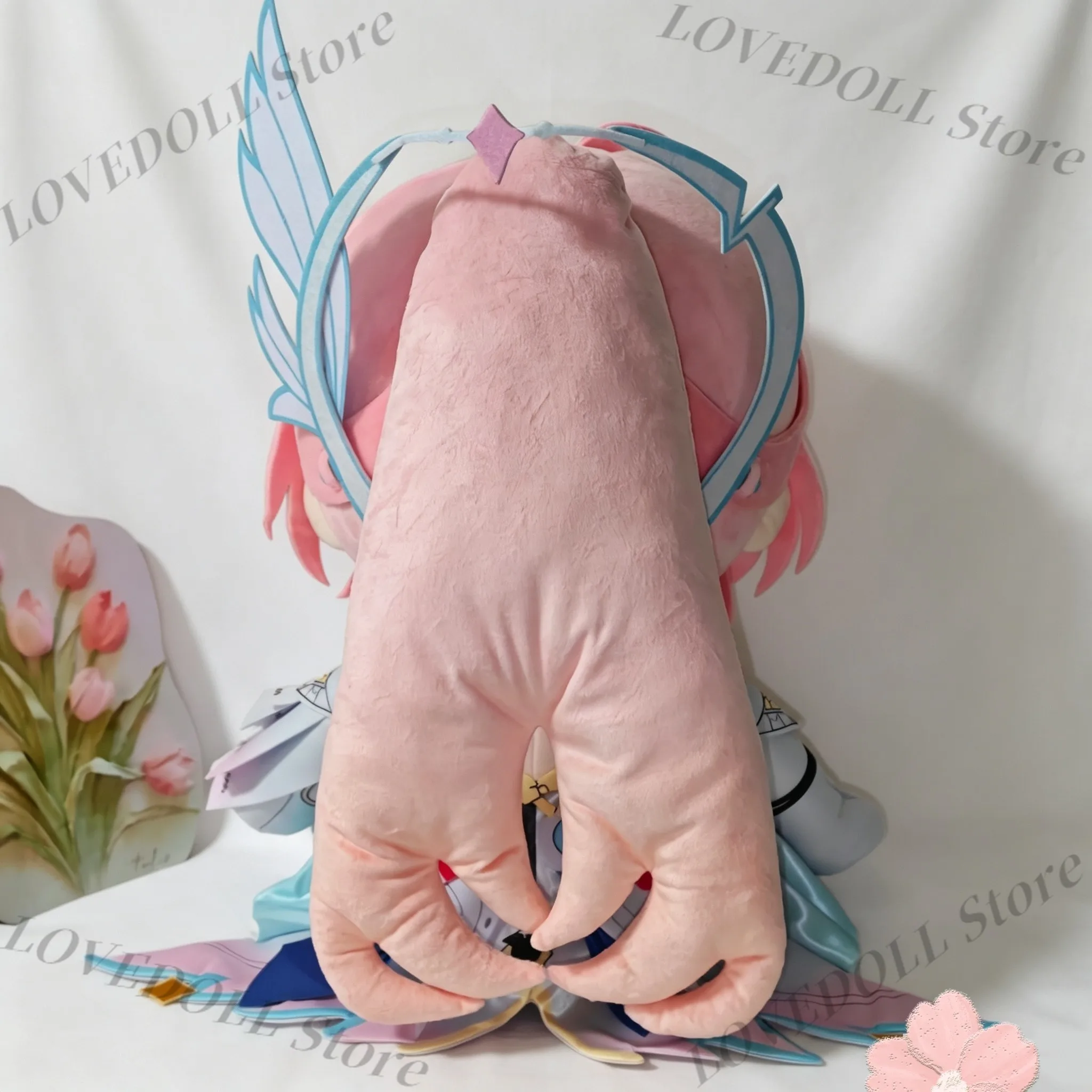 40cm Game Sitting Posture Toys Aemeath Wuthering Waves Game Character Plush Stuffed Cotton Doll Plushie Change Clothes Mascot