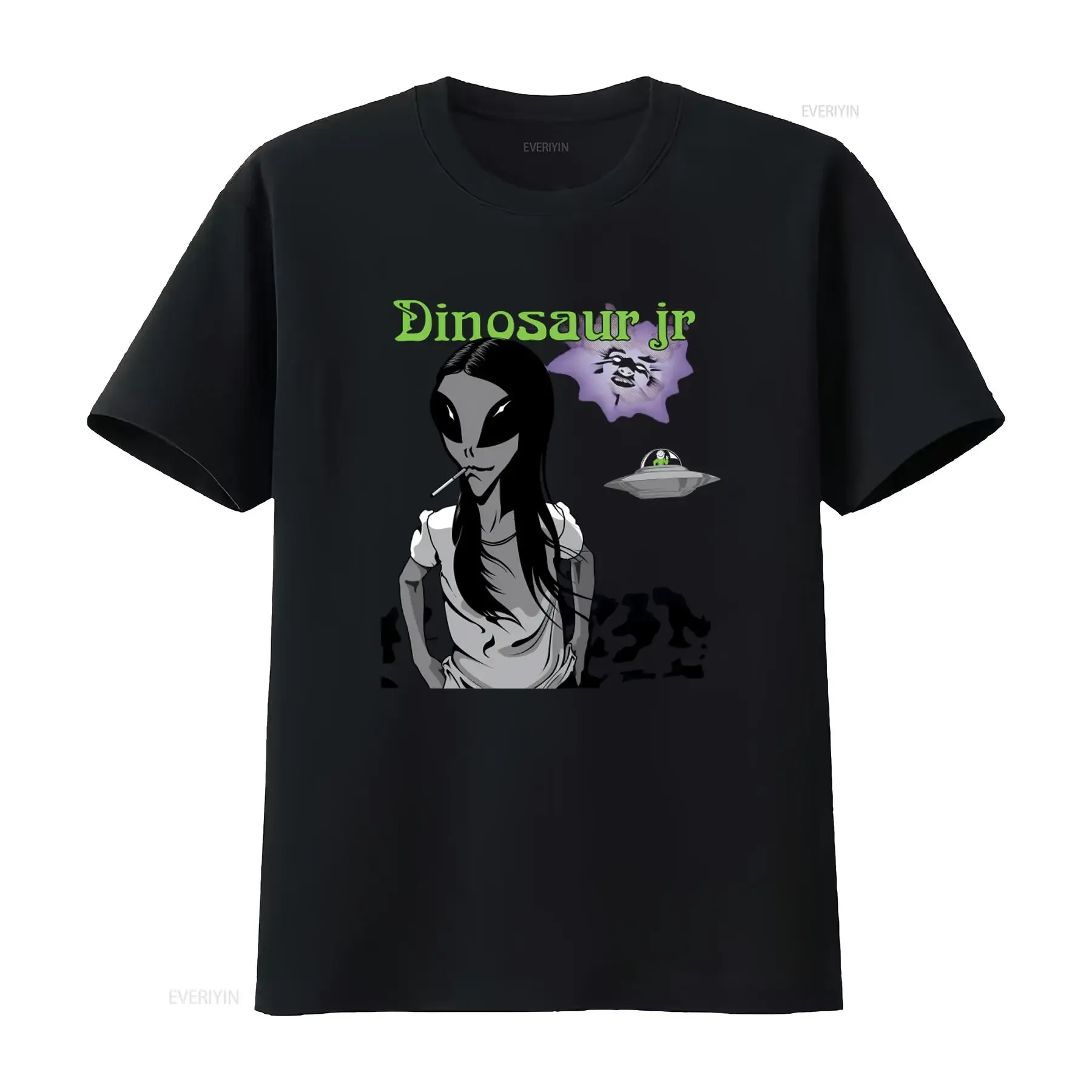 Vintage 2000s Dinosaur Jr Alien Workshop Purple T shirt Size L vintage Washed designer clothes Top For Everyday Wear Breathable