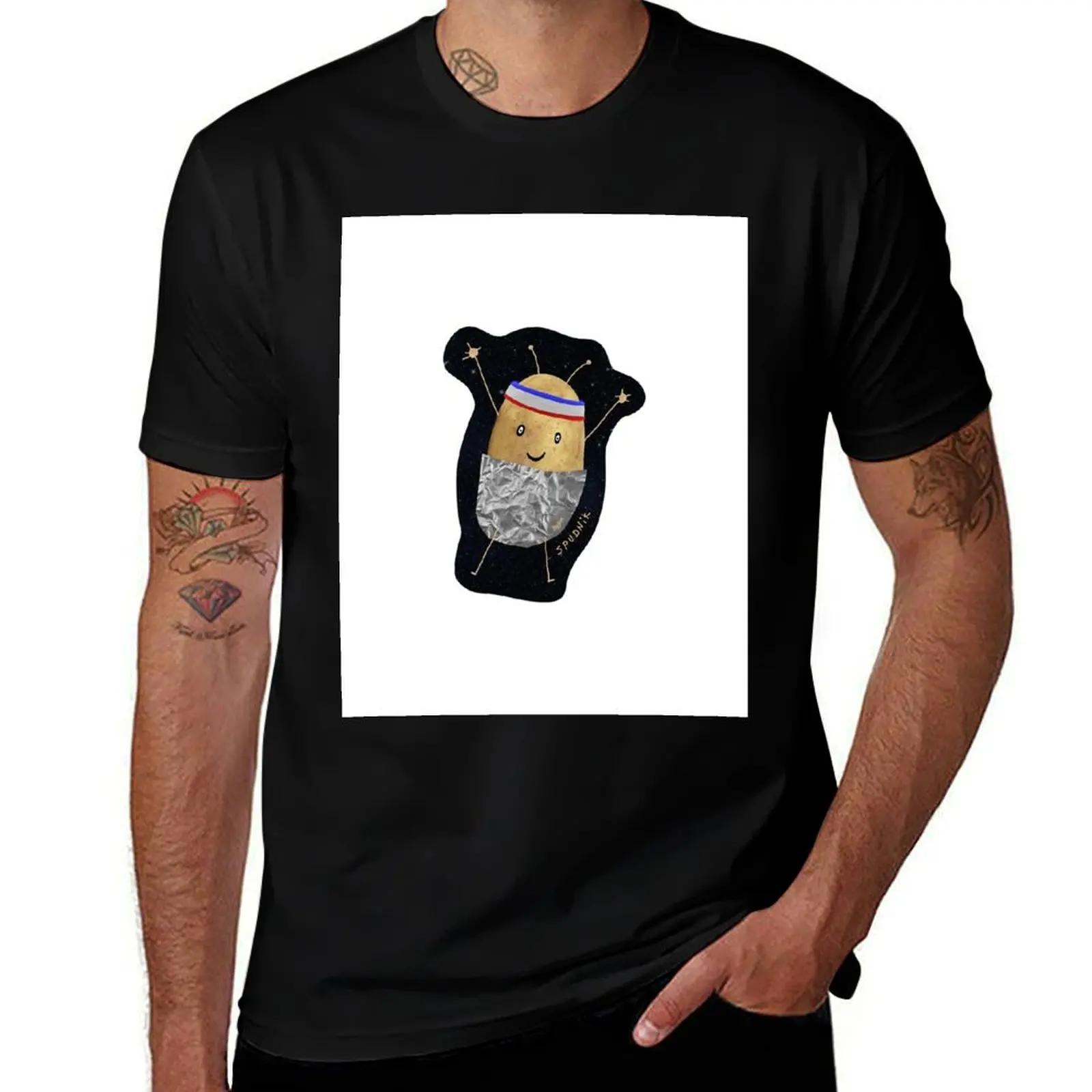 Spudnik (Not just a regular couch potato) T-Shirt Lightweight Running Sports T-Shirt