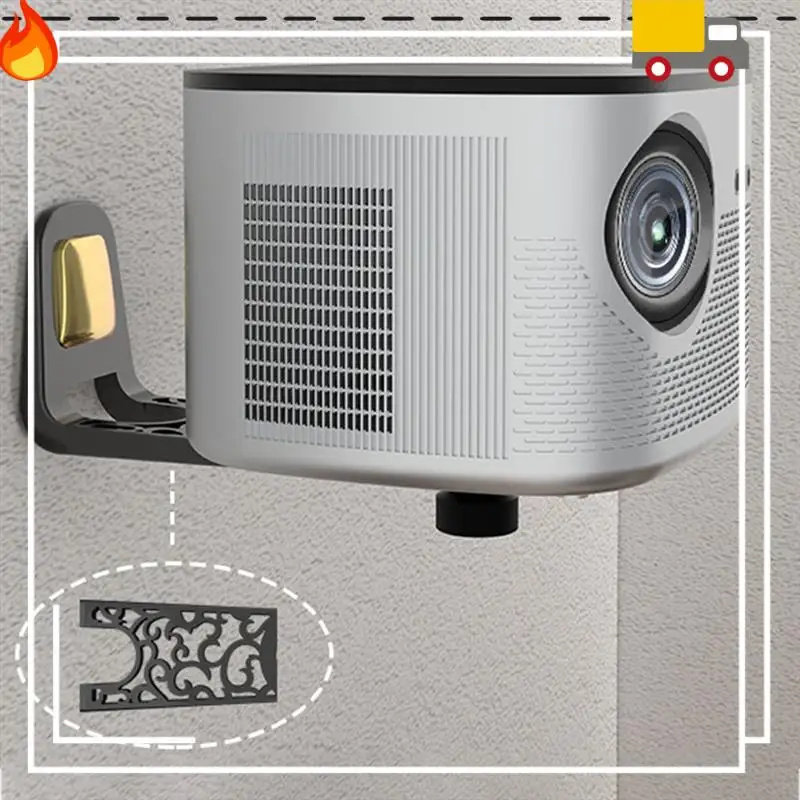 

Discount-Wall Mount Projector Stand Sturdy Aluminium Alloy Metal Bracket Multi-Angle Compatible With Most Projectors