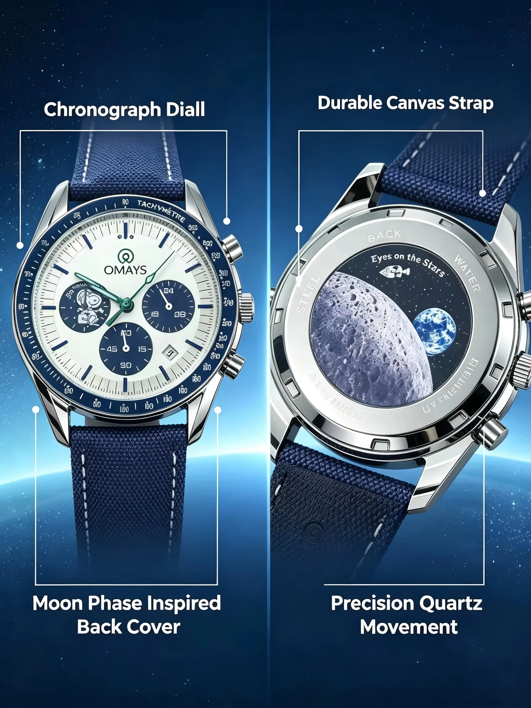 omays-men's-luxury-sport-watch-50th-anniversary-edition-blue-nylon-bandchronograph-quartz-wristwatch