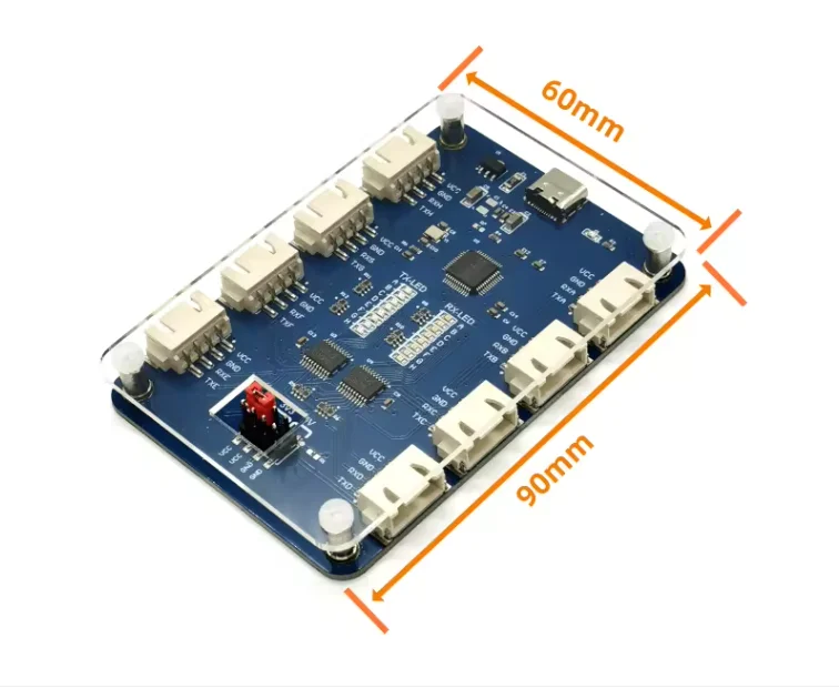 USB zu 4CH/8CH TTL Serielles Modul Unabhängige serielle Schnittstelle bis zu 6 Mbit/s CH348-Chip – Detail 5