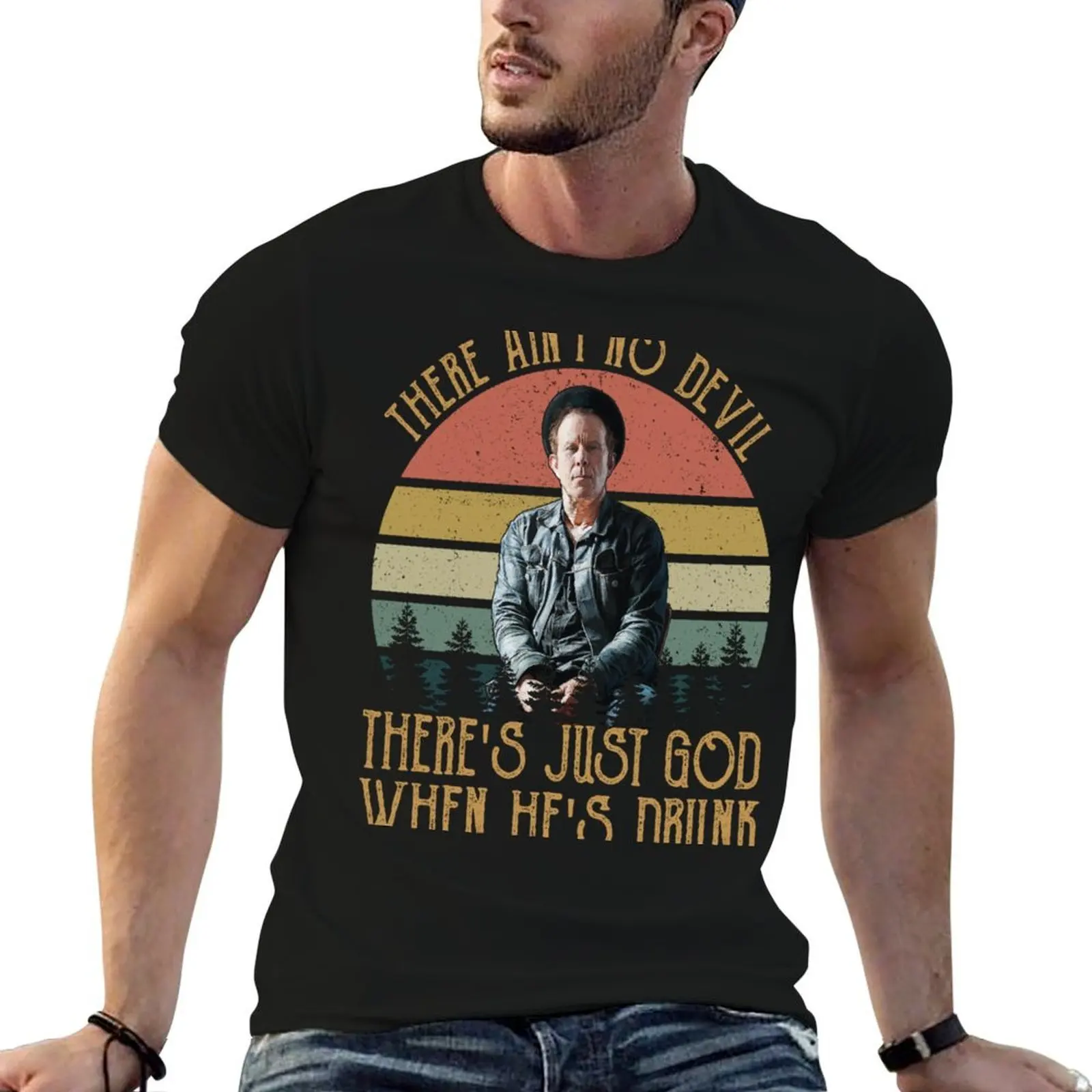

Vintage Retro Tom Waits T-Shirt man t shirts graphic man t shirt summer T-Shirt