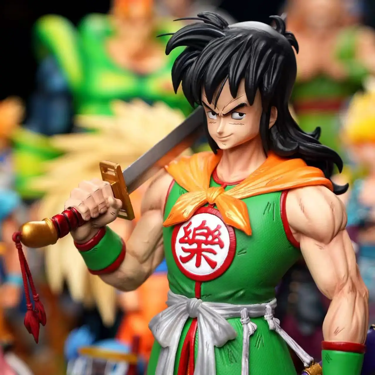 Аниме Dragon Ball Z Fighters Super Saiyan Yamcha с Puaru Ver. Фигурка из ПВХ DBZ, коллекция статуй, модель игрушки, куклы, подарки