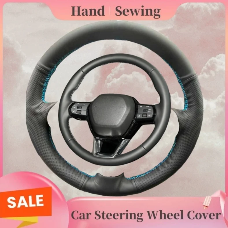 

Comfy Genuine Leather Protect The Original Leather From Wear And Tear Steering Wheel Cover For Honda Civic 11th Gen 2022-2024